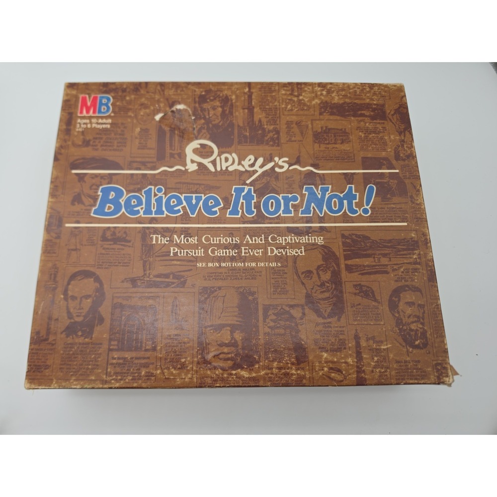 Vintage Ripley's Believe It Or Not Board Game 1984
